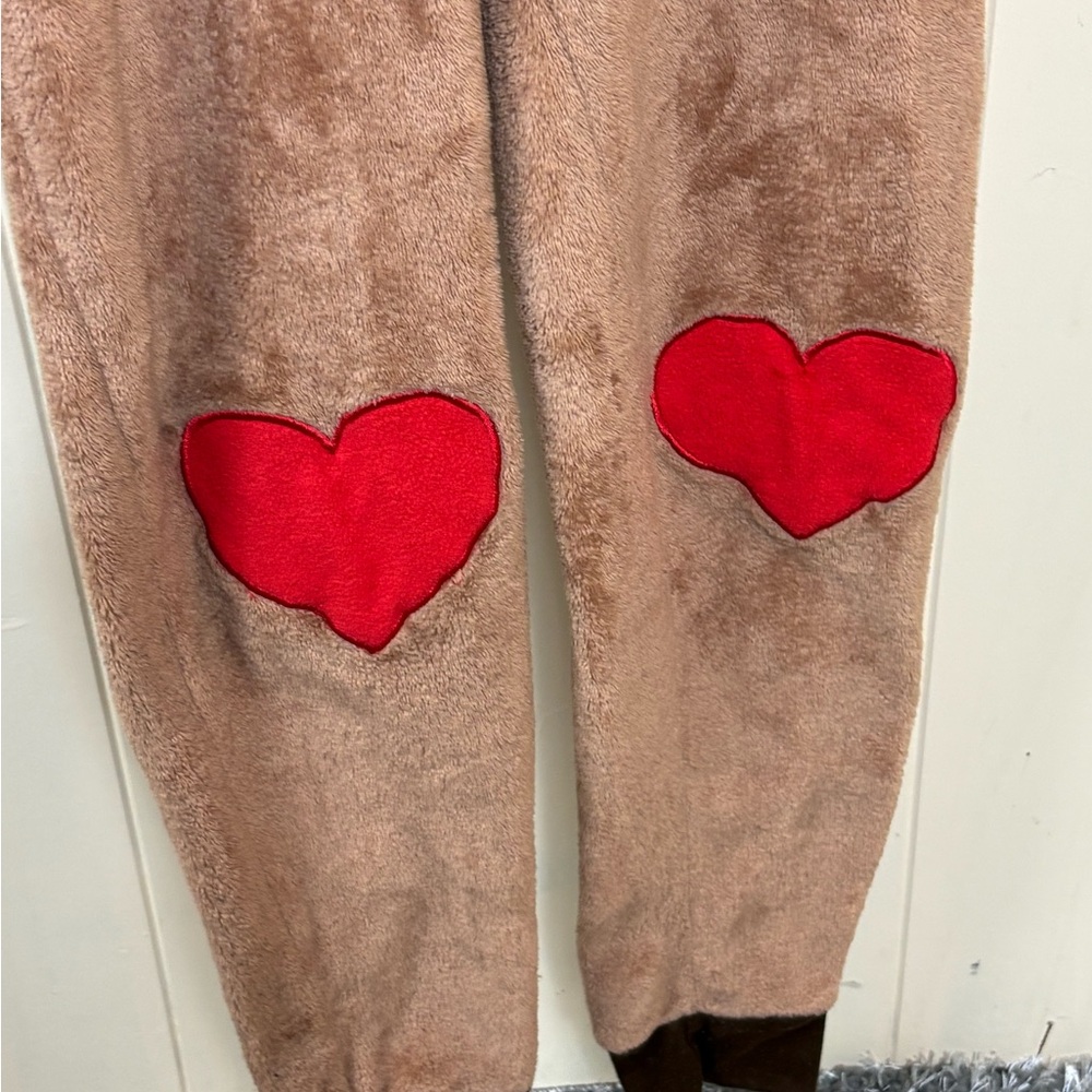 Adult Unisex Size S(4/6) Rudolph The Red Nose Reindeer plush 1 PC Pajamas Fleece - Picture 4 of 15